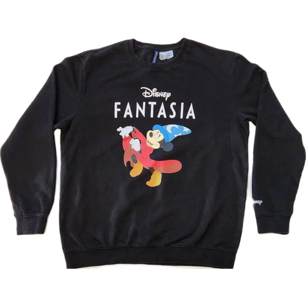 DISNEY FANTASIA BLACK SWEATSHIRT - MICKEY MOUSE